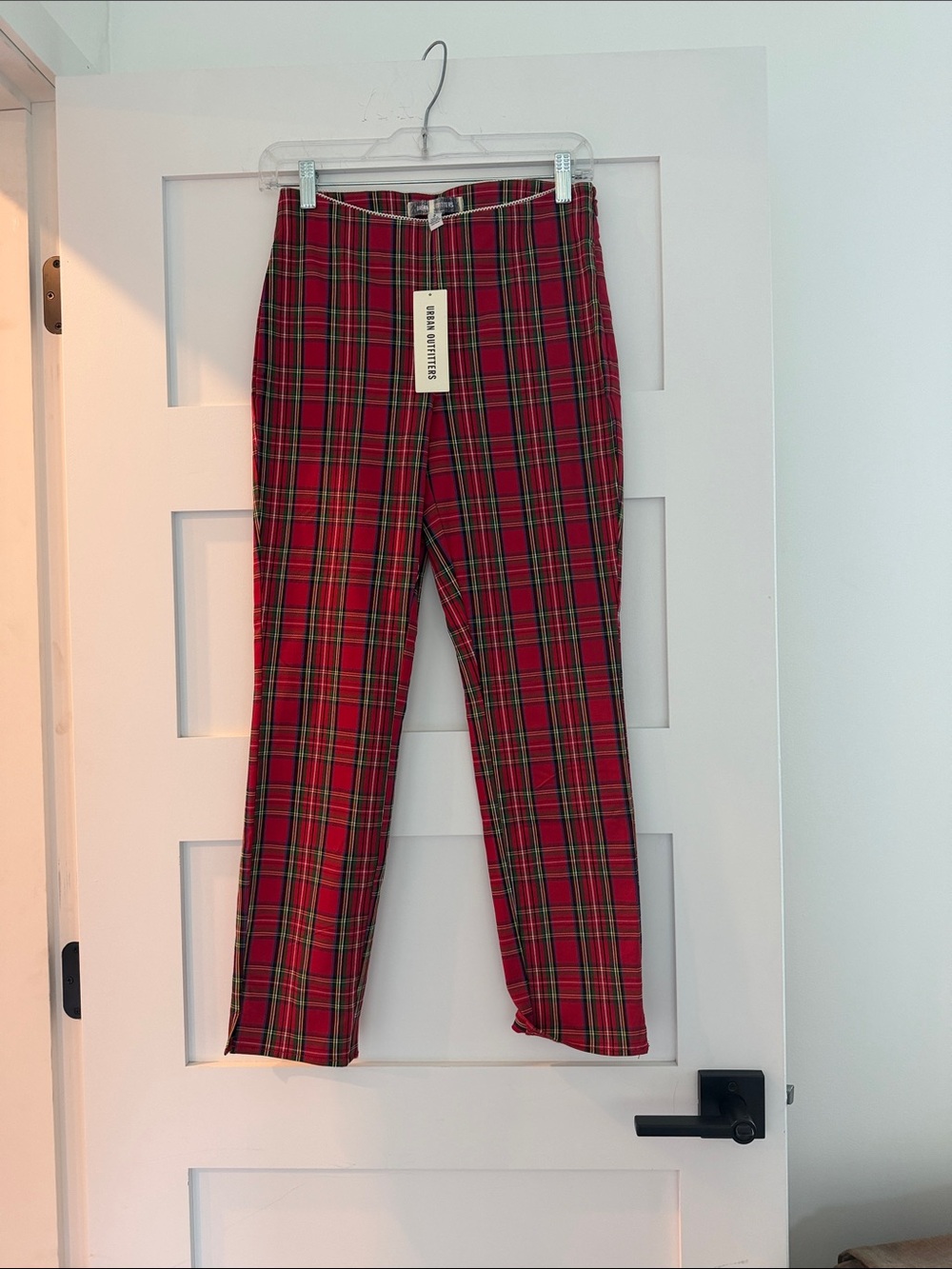 Urban Outfitters Red Plaid women’s Pants perfect for Christmas
